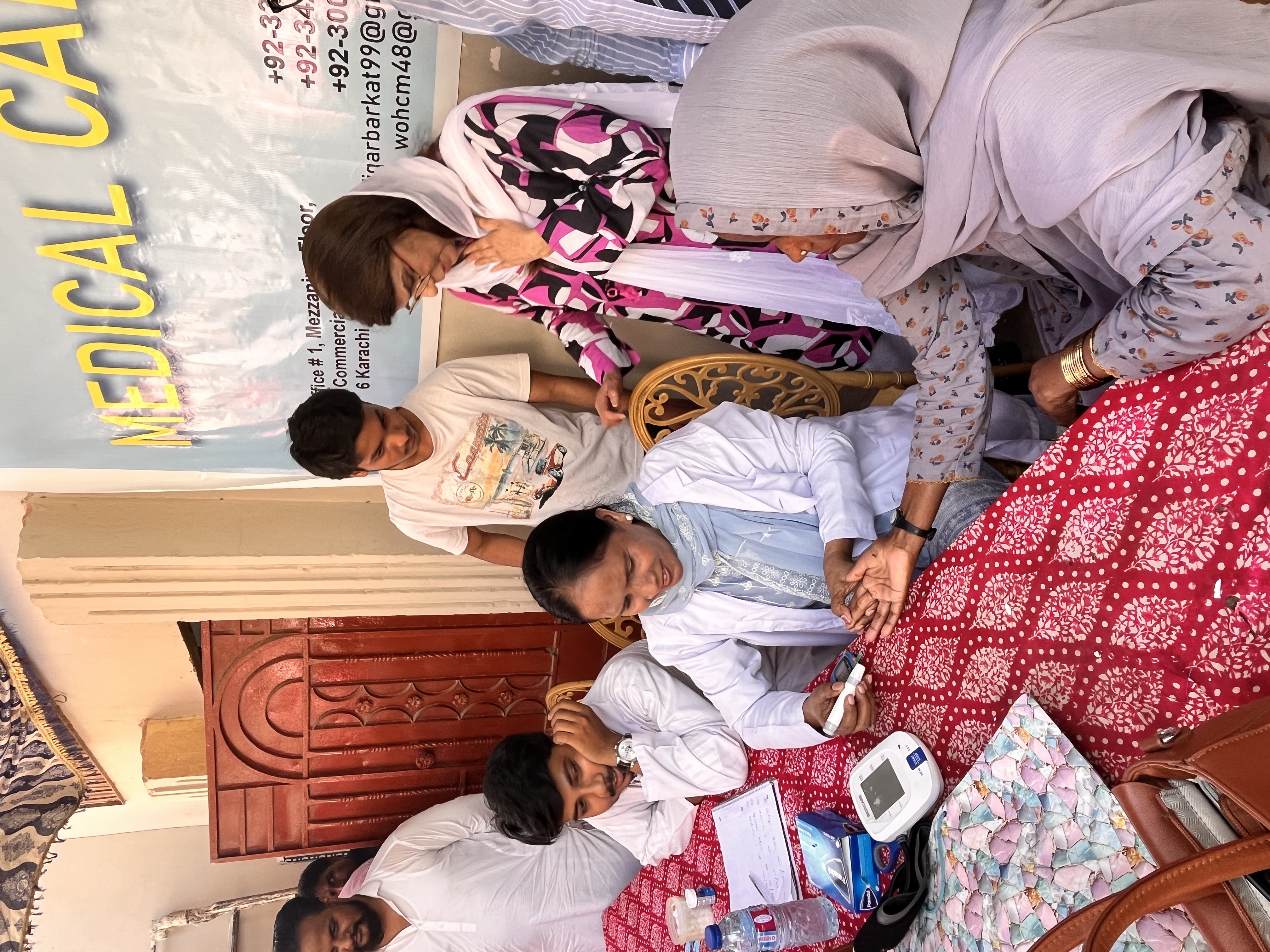 Medical camp providing care